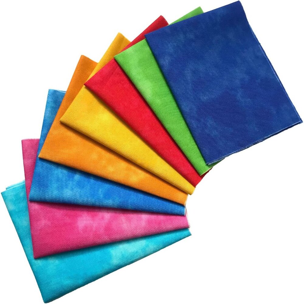 Quilting Fabric 100% Cotton Craft Fabric Bundle Squares Fat Quarters Multicolore